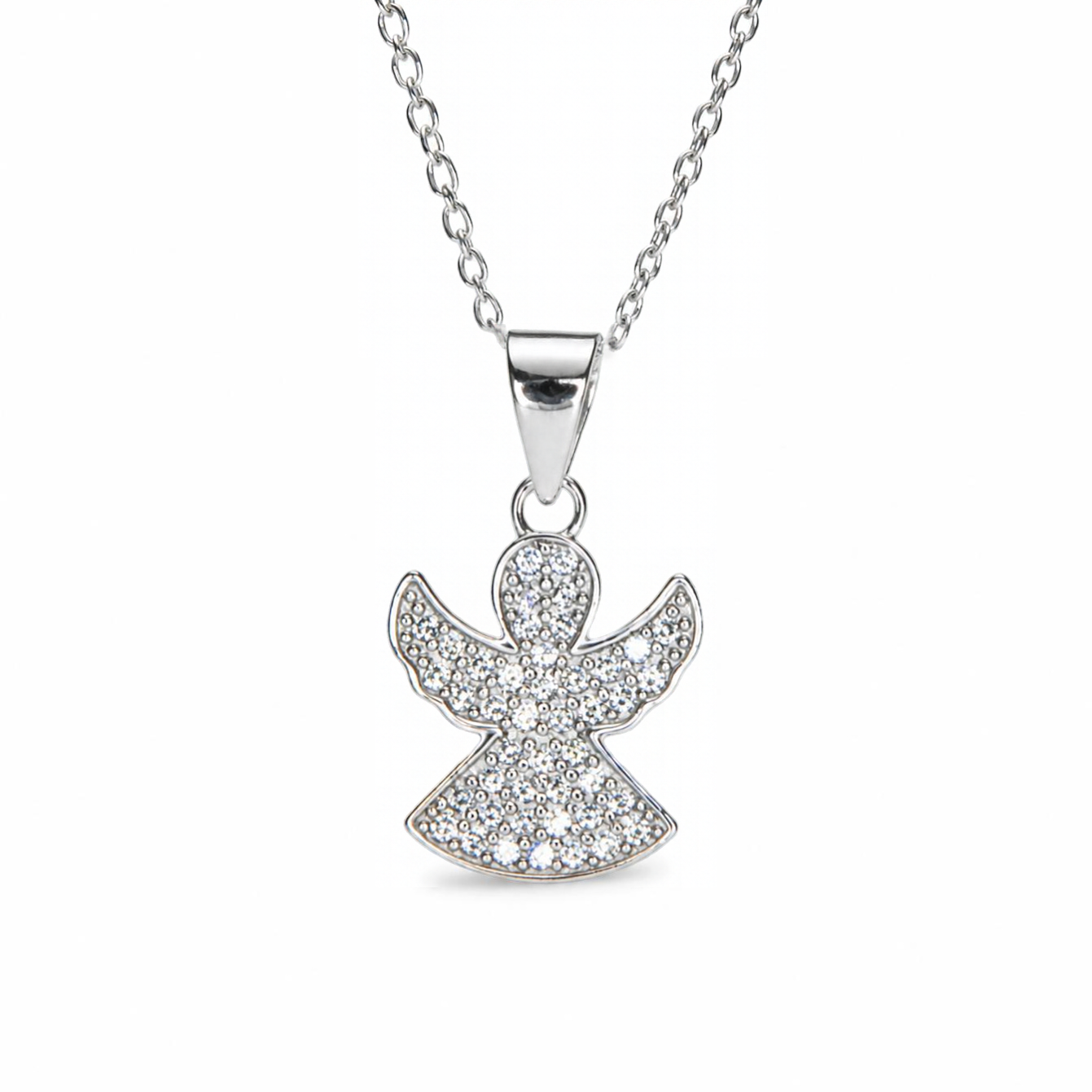 Silver Donna Ricardo Angel Pendant (DRP9019)