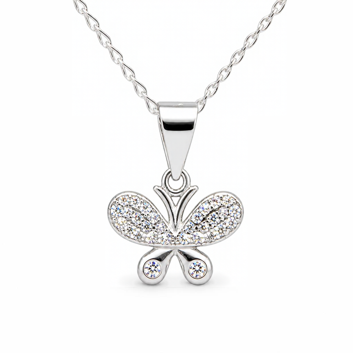 Silver Donna Ricardo Butterfly Pendant (DRP9010)