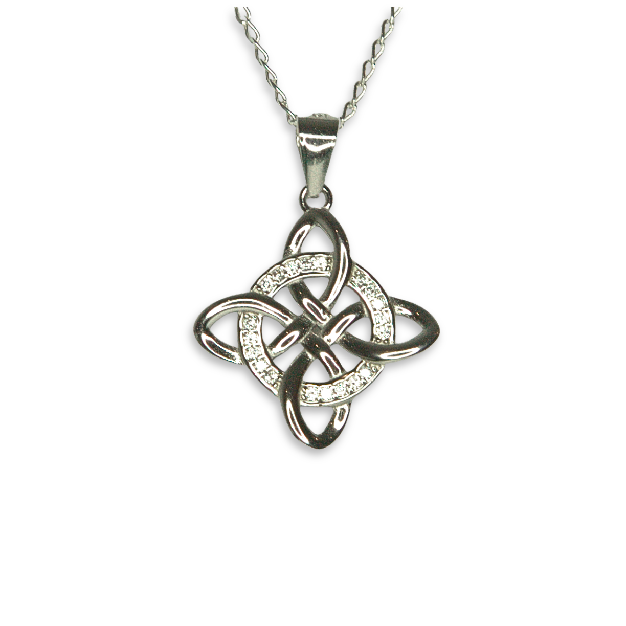 Silver Donna Ricardo Celtic Knot Pendant (DRP9020)