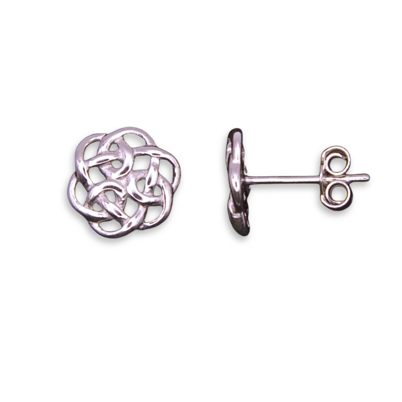 Silver Celtic Knotwork Stud Earring (SE1705)