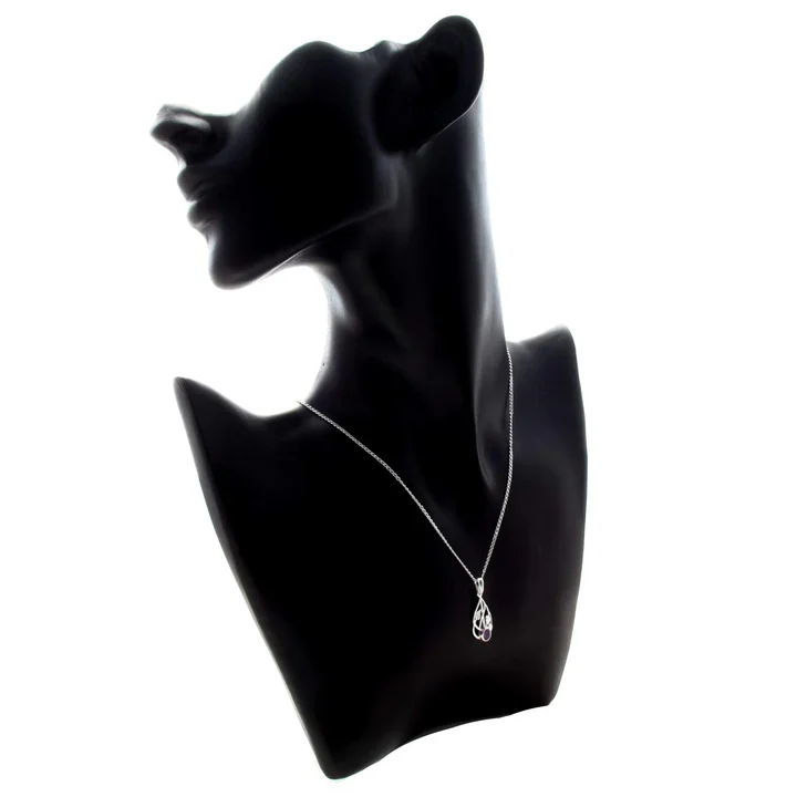 Sterling Silver & Amethyst Charles Rennie Mackintosh Teardrop Pendant (4).webp