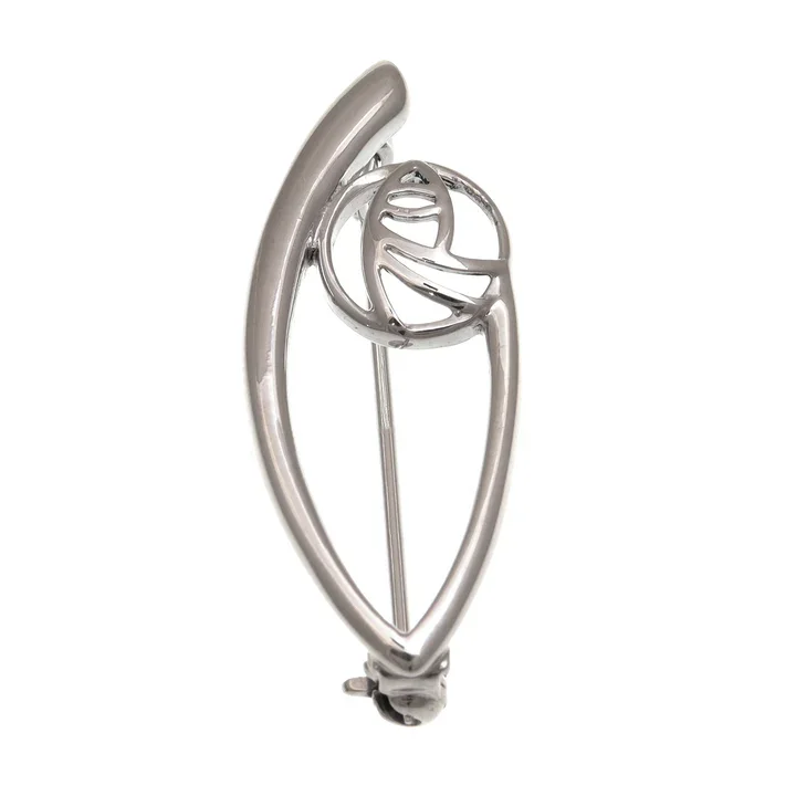 Sterling Silver Charles Rennie Mackintosh Stem Brooch - 35mm (1).webp