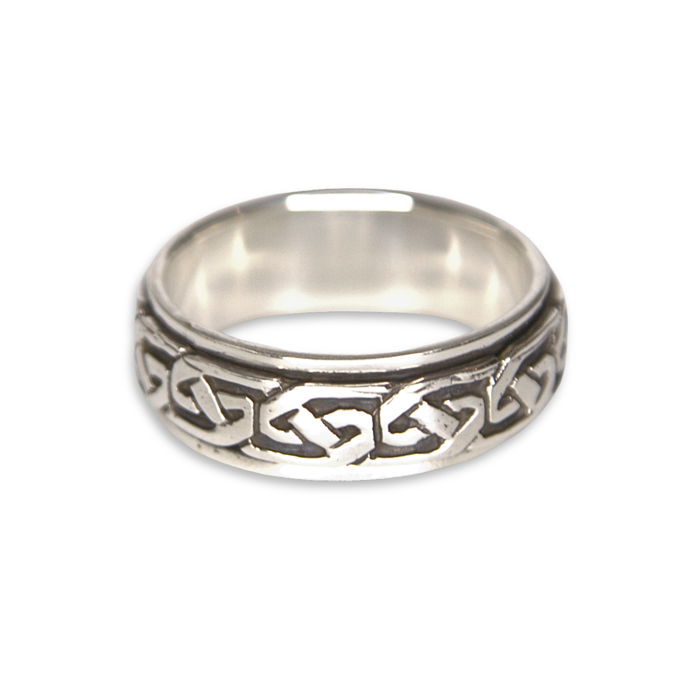 Celtic Knot Narrow Spinner Ring (SSR8963)