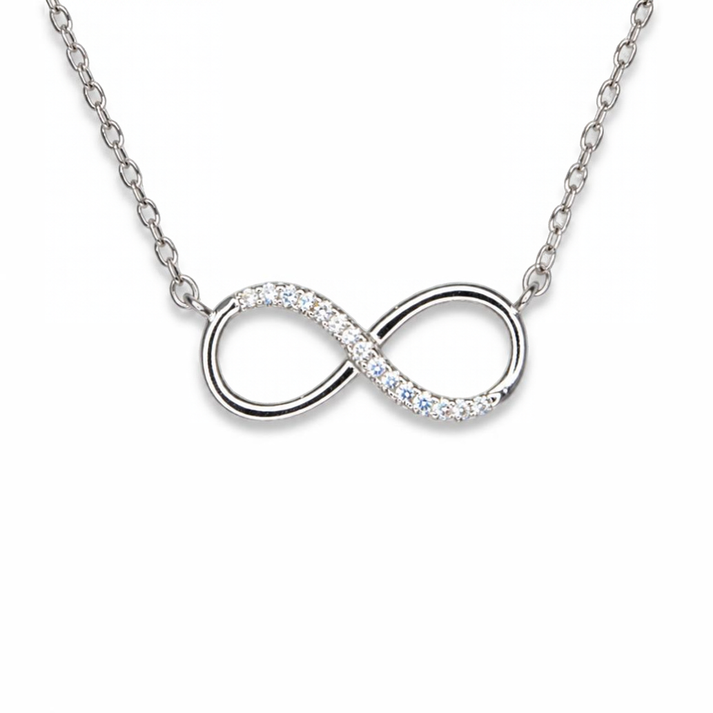 Silver Donna Ricardo Infinity Necklet (DRN2002)