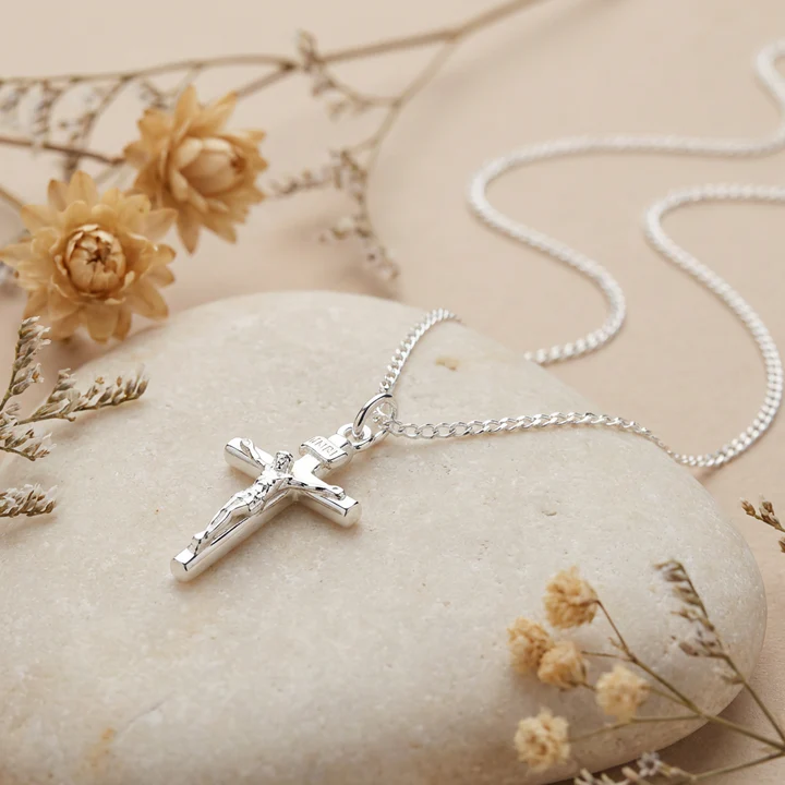 Sterling Silver Crucifix Necklace – 20mm (2).png