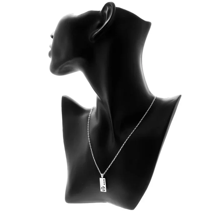 Sterling Silver Charles Rennie Mackintosh Panel Pendant - 28mm (3).webp