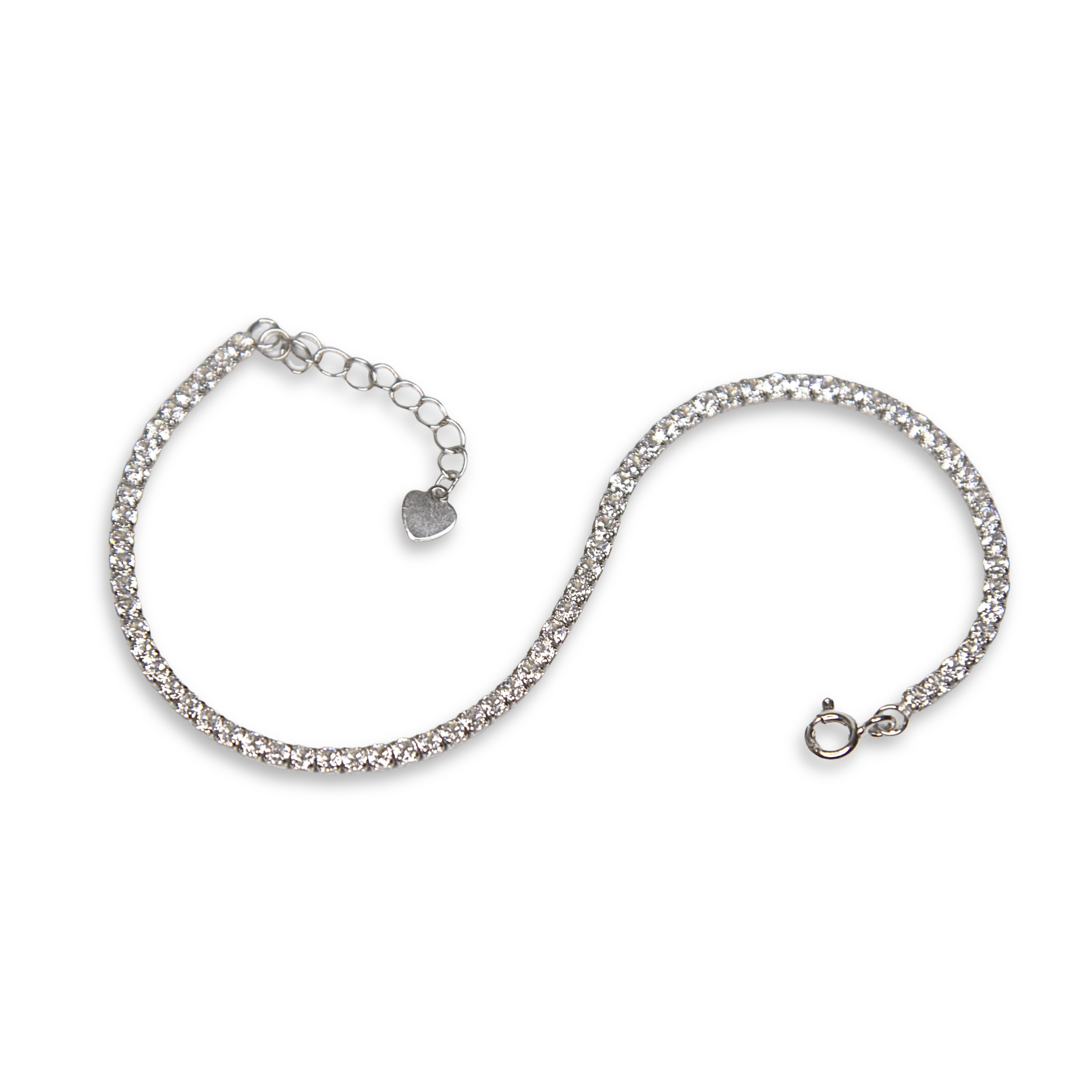 Silver Tennis Bracelet (DRB5001)