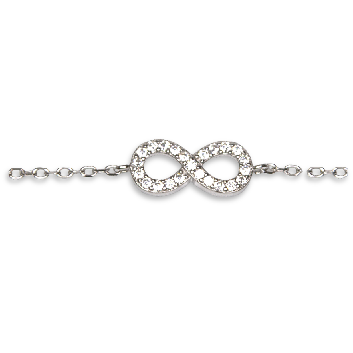 Silver Donna Ricardo Infinity Bracelet (DRB2002)