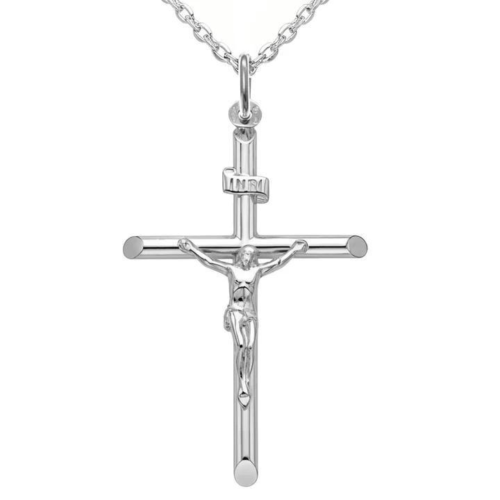 Sterling Silver Crucifix Necklace – 42mm (1).png