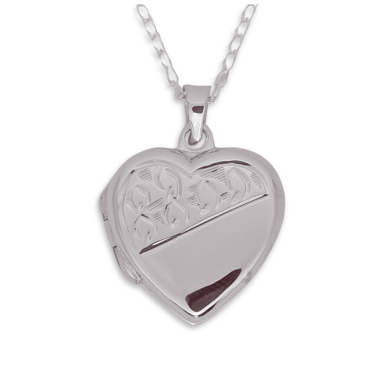 Sterling Silver Heart Locket - 18mm (SLK1014)