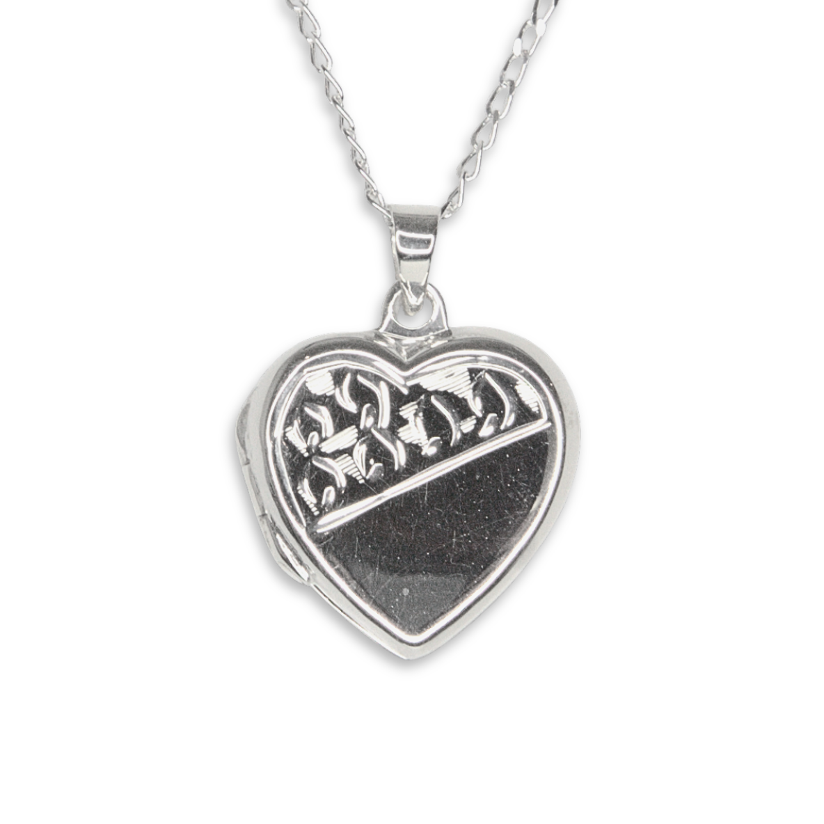Sterling Silver Heart Locket - 18mm (SLK1014)