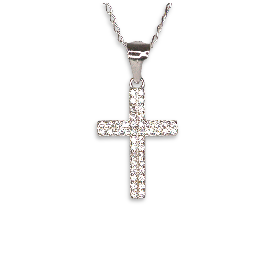 Silver Donna Ricardo Cross Pendant (DRP4002)