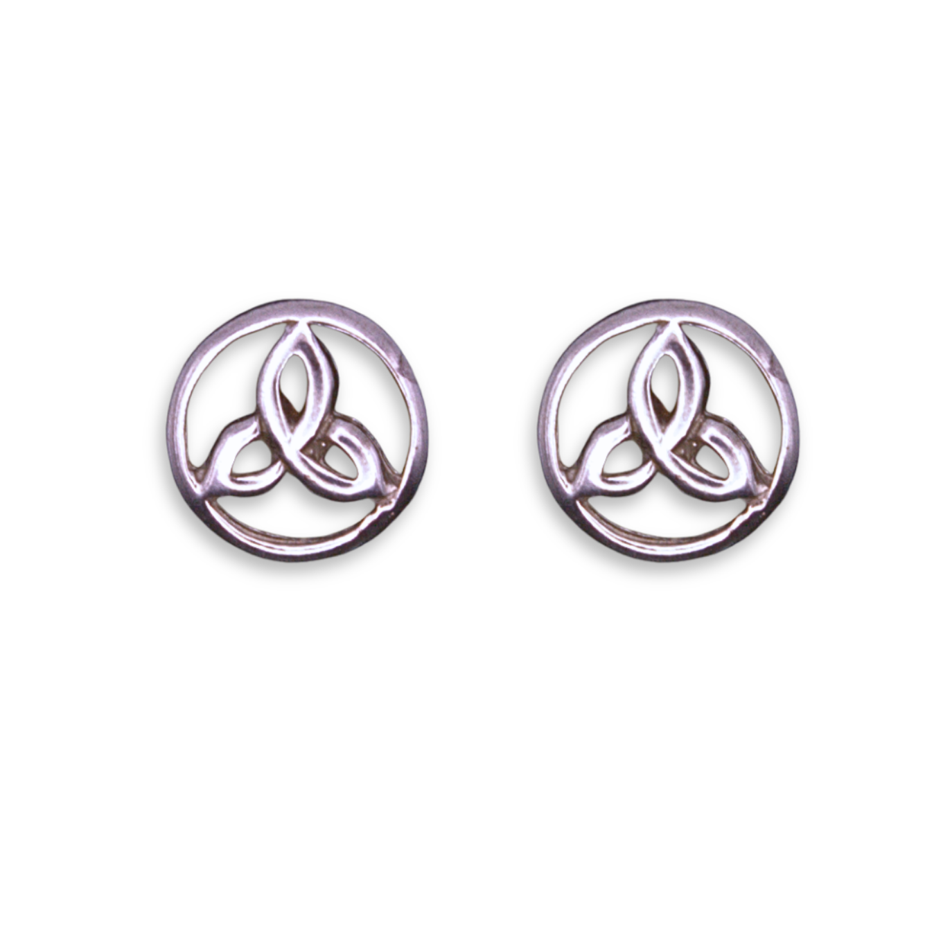 Sterling Silver Celtic Small Trinity Knot Stud Earrings (SE1747)