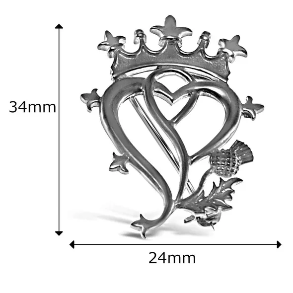 Sterling Silver Scottish Luckenbooth Brooch - 34mm (3).webp