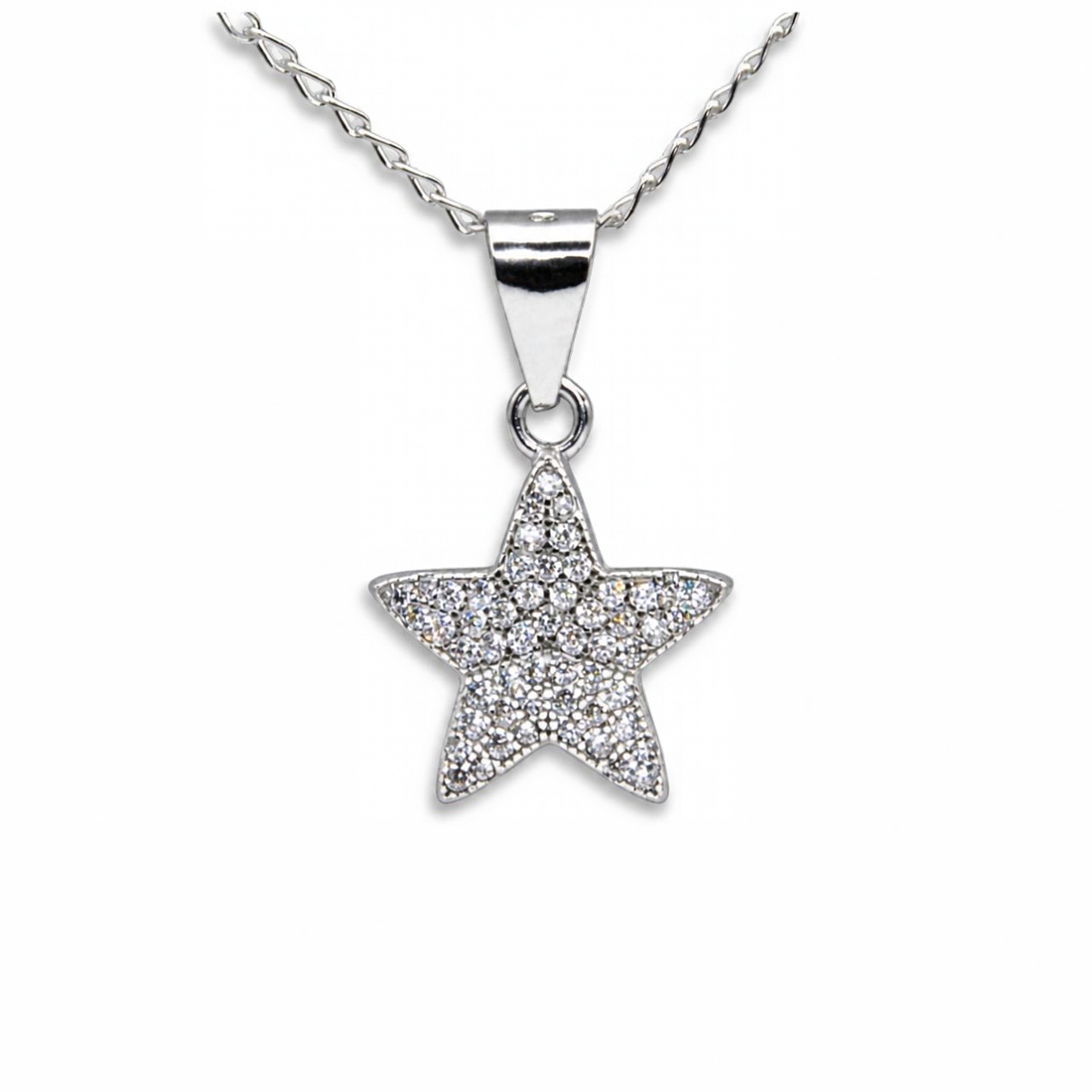 Silver Donna Ricardo Star Pendant (DRP9013)