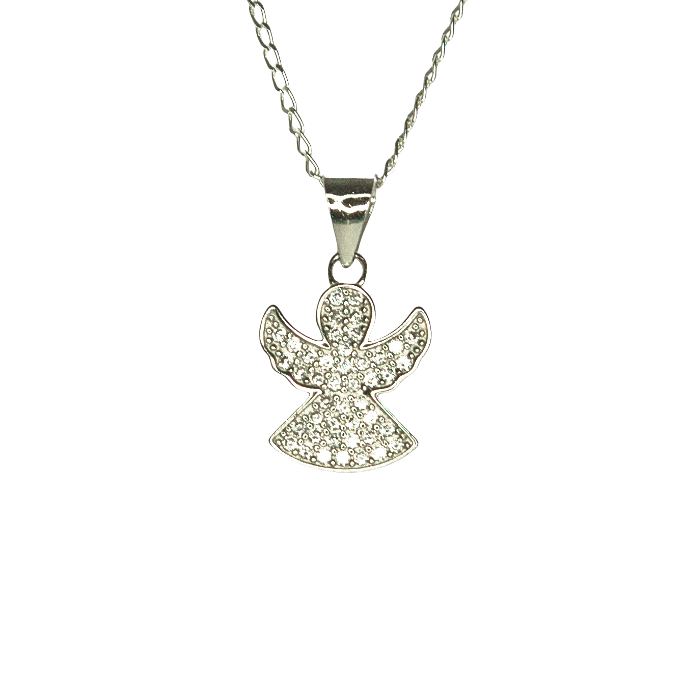 Silver Donna Ricardo Angel Pendant (DRP9019)