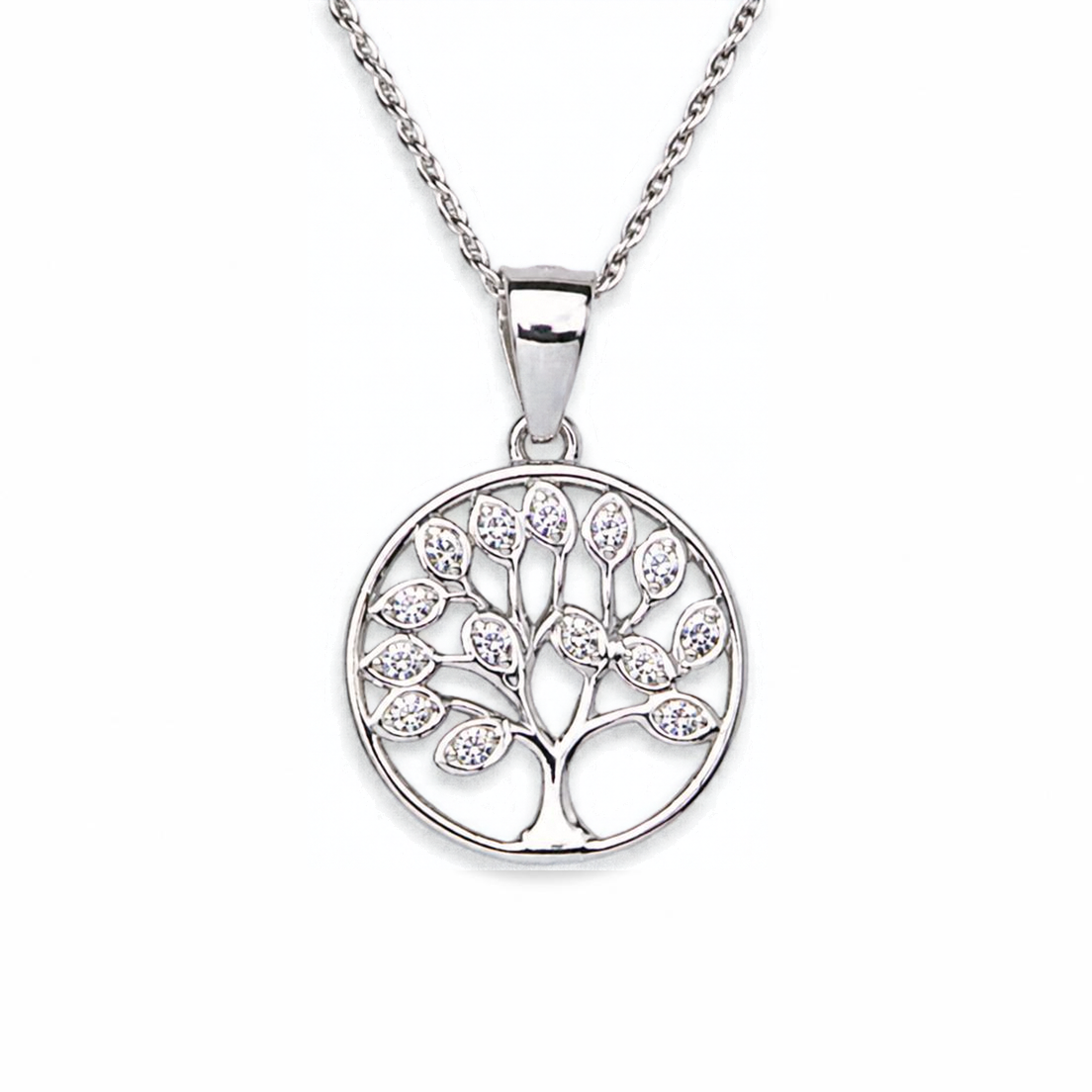 Silver Donna Ricardo Tree of Life Pendant (DRP5007)
