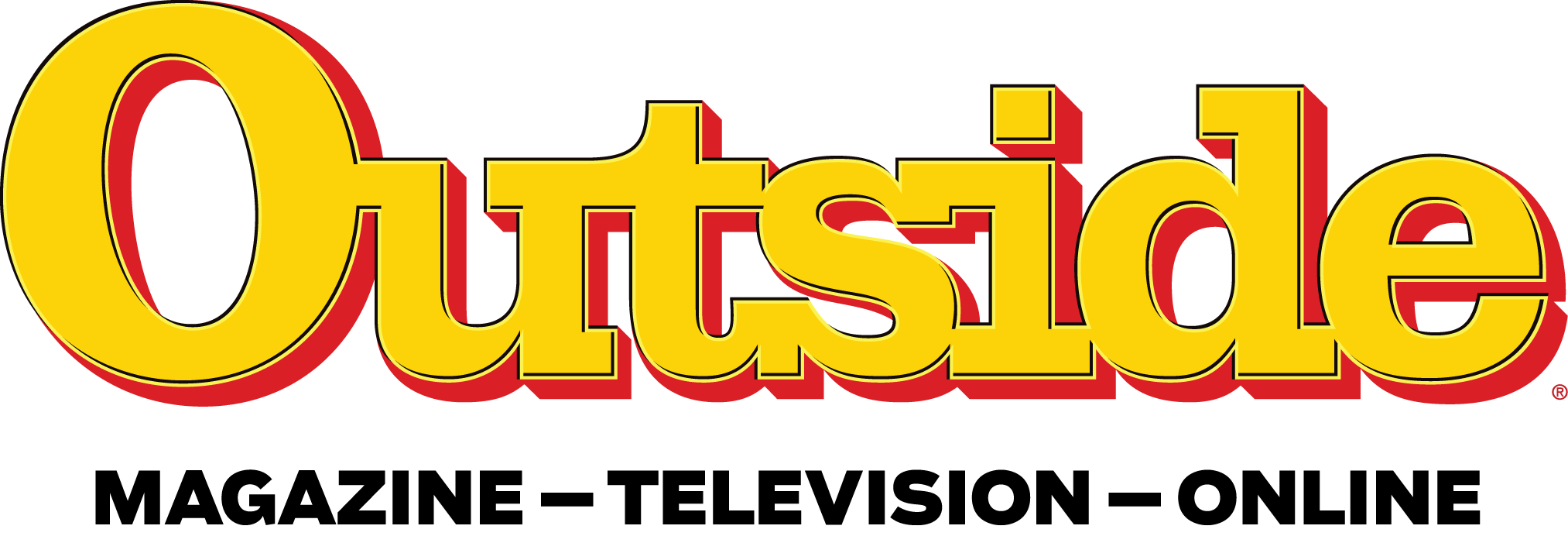 The logo for the movie 'Clueless', featuring large yellow text with a black outline and red shadow effect.