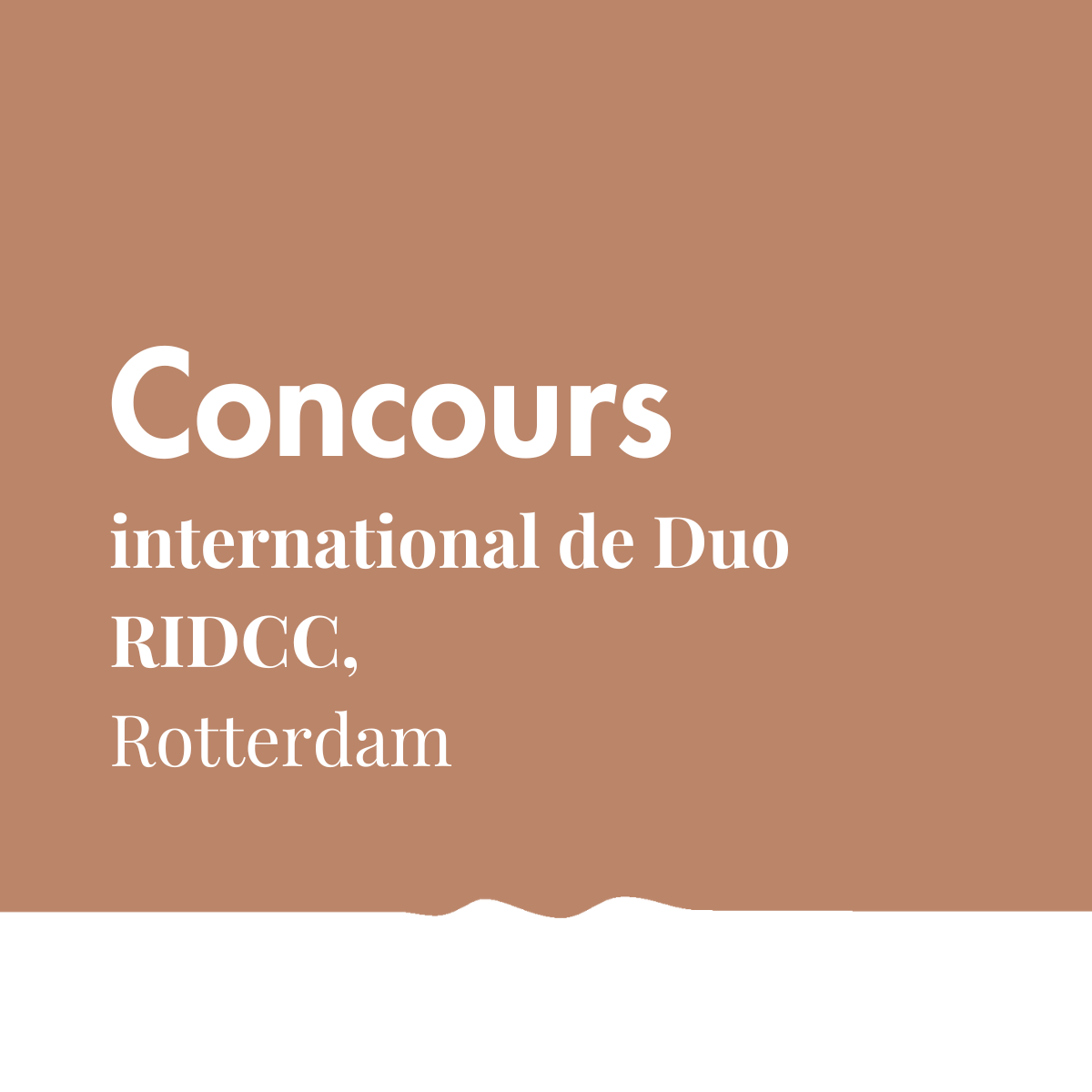 Concours international de duo RIDCC