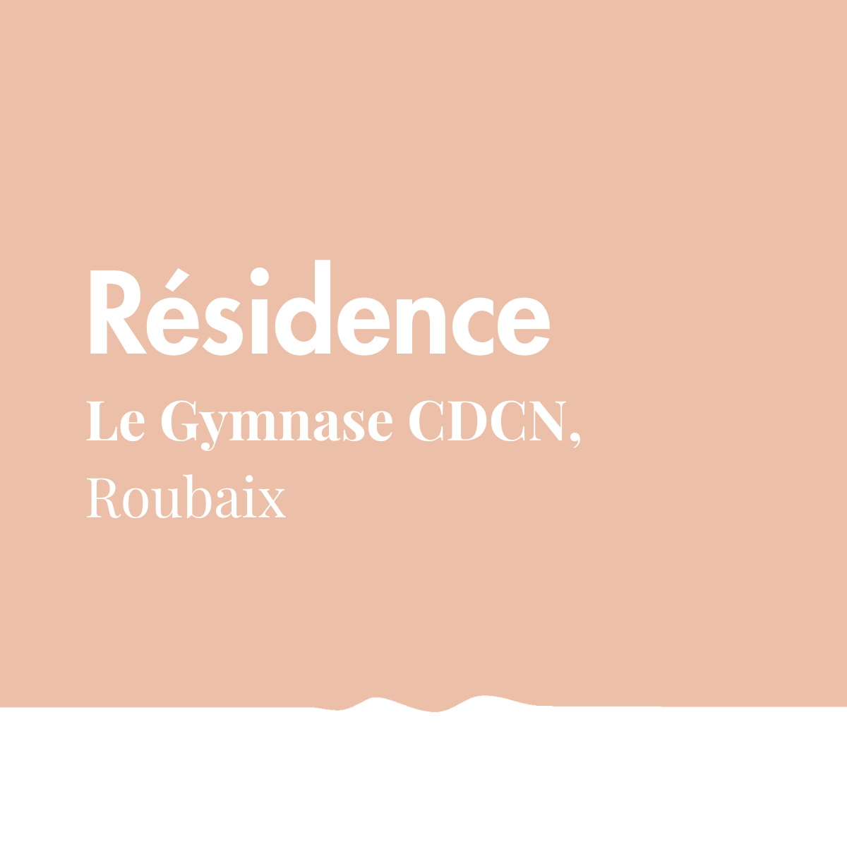 Résidence Création lumière