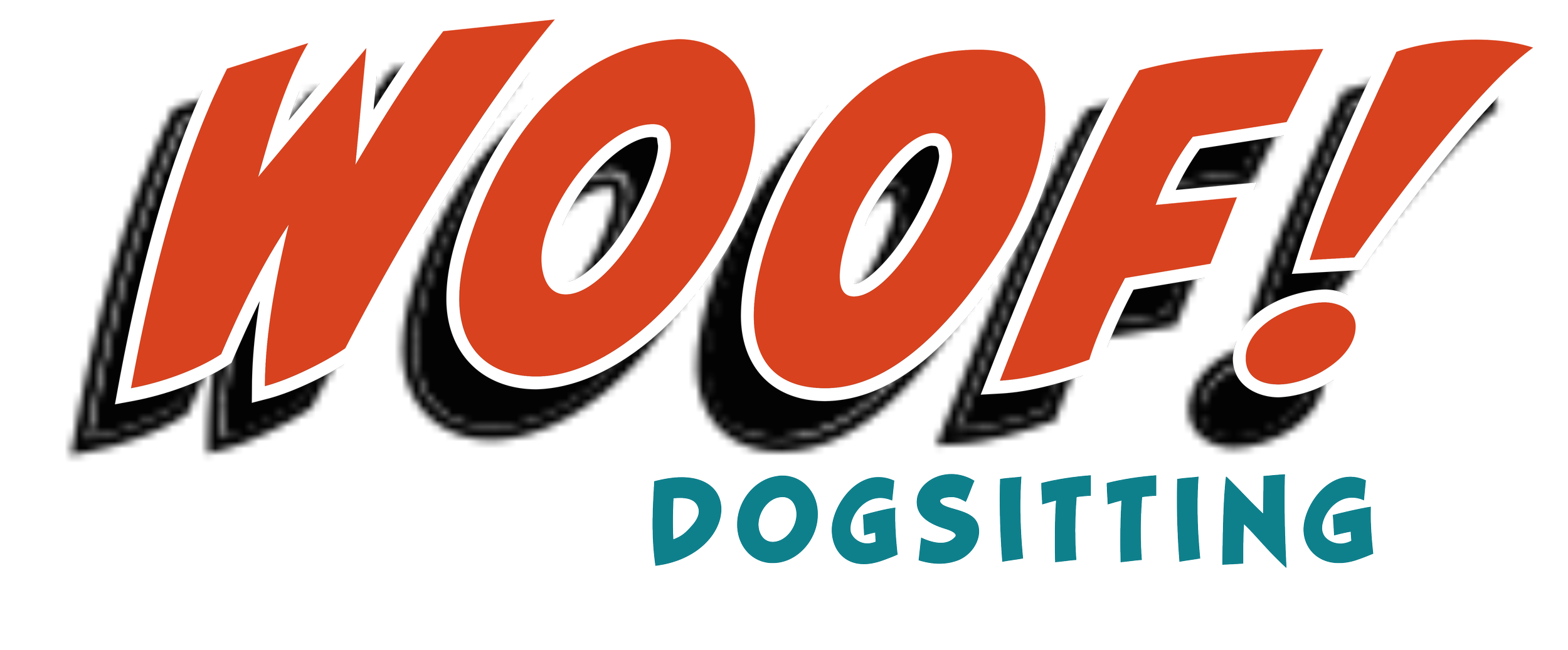 WOOF! Dog Sitting logo