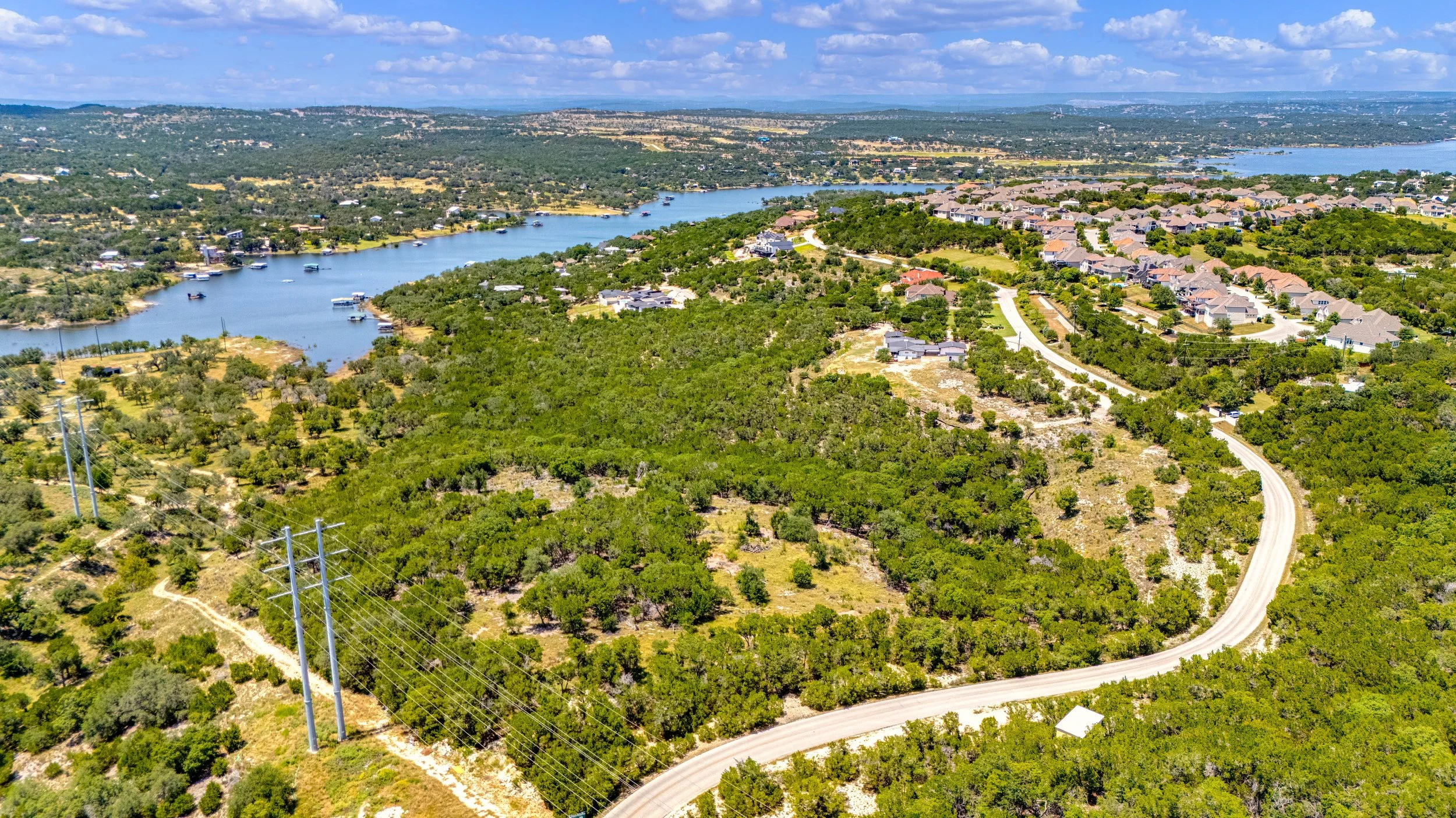 Bee Creek Hillside Ariel View
