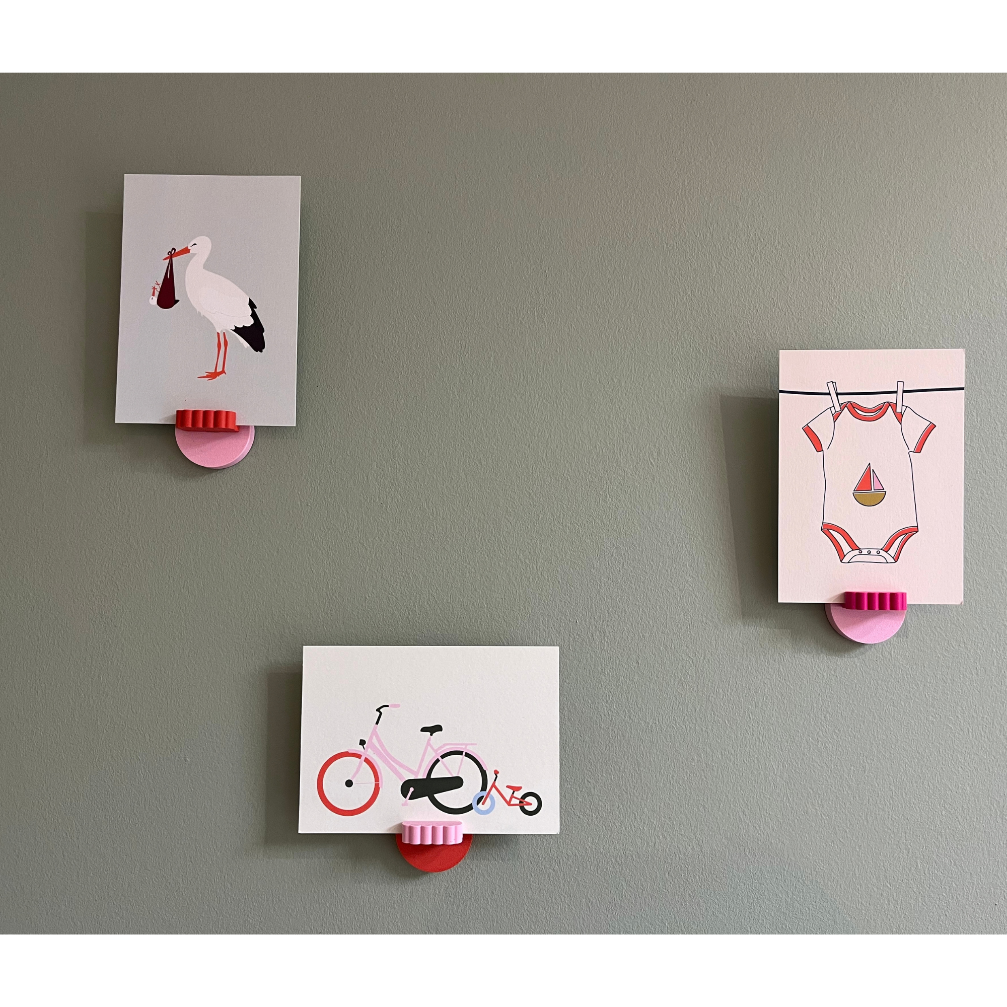 Set Ansichtkaarten Geboorte (3x)