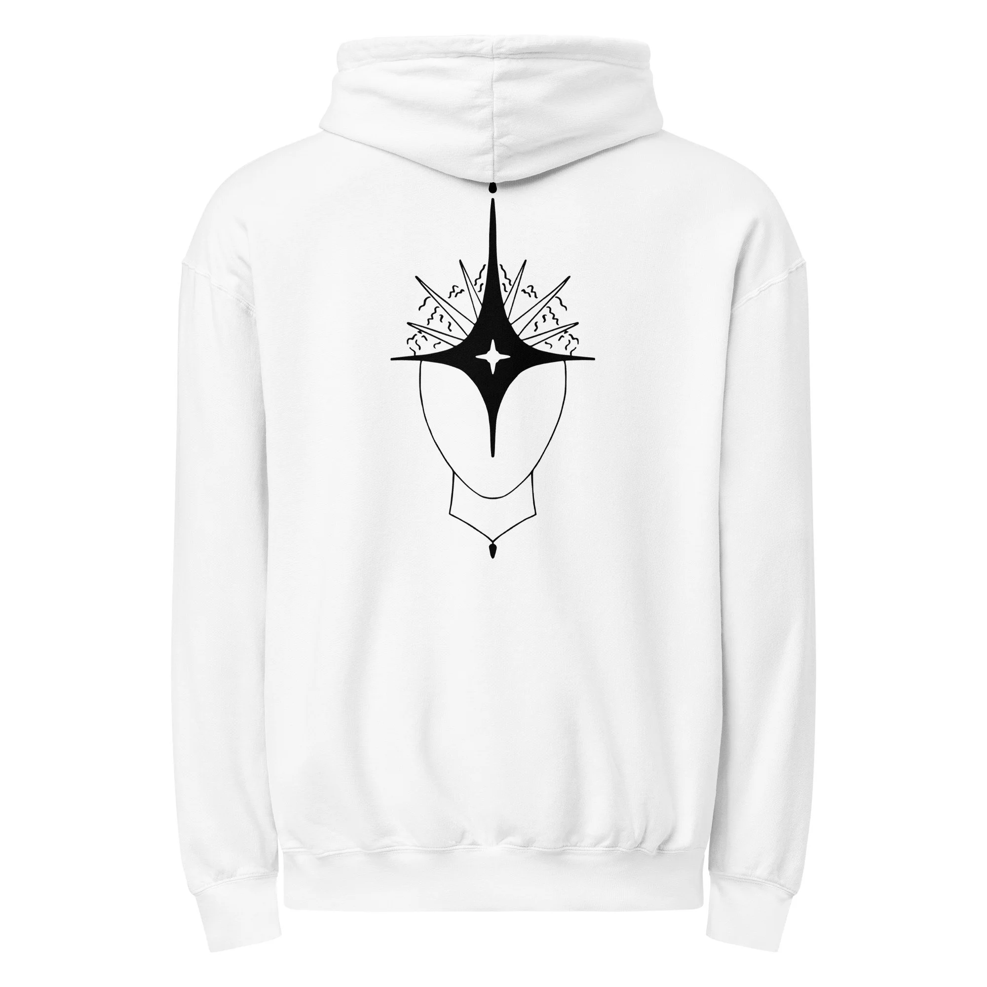 Unisex garment-dyed lightweight hoodie