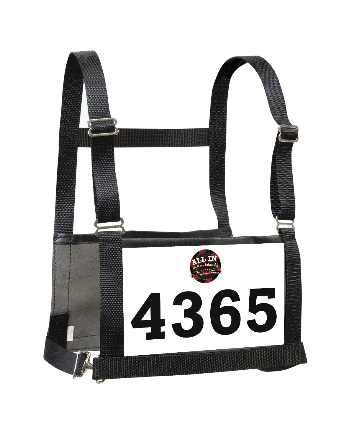 livestock show exhibitor backtag design