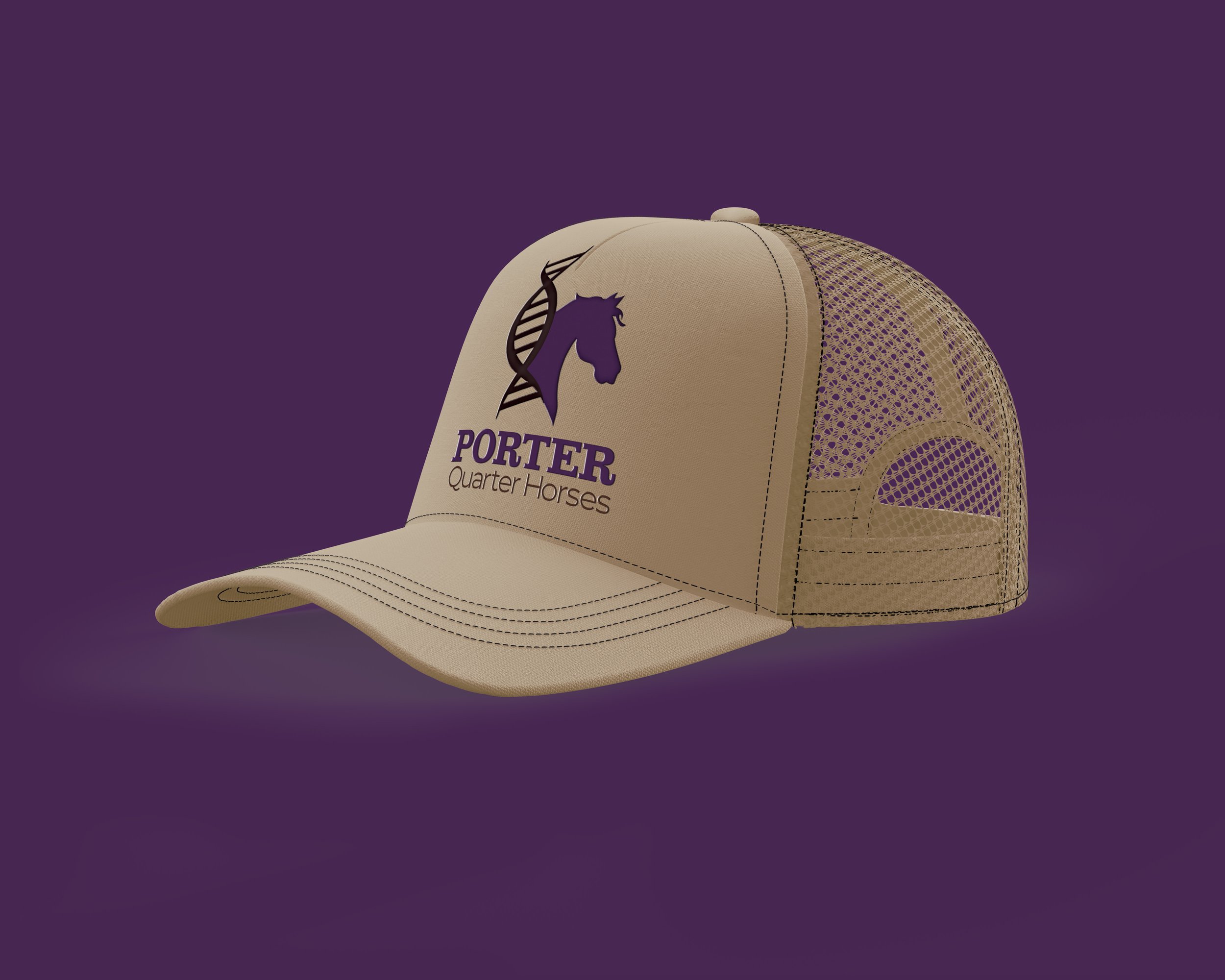 equine branded hat 