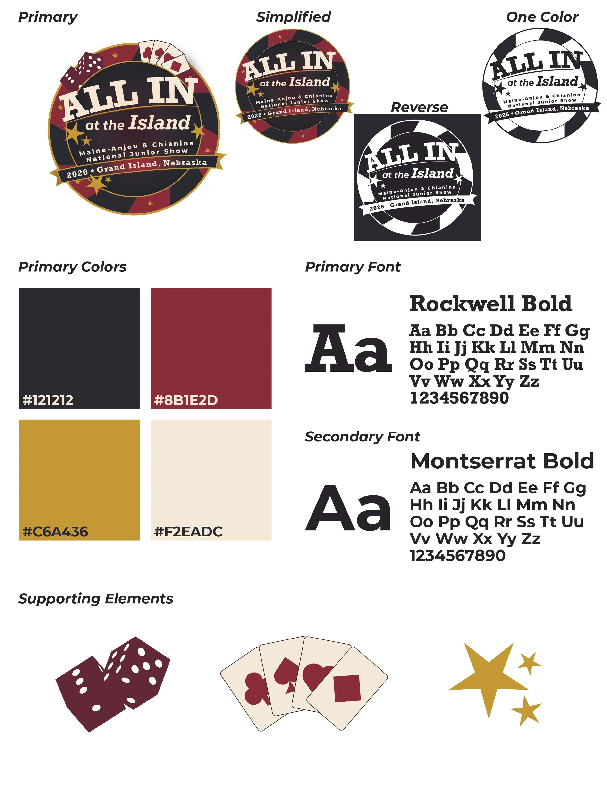livestock show brand guide design