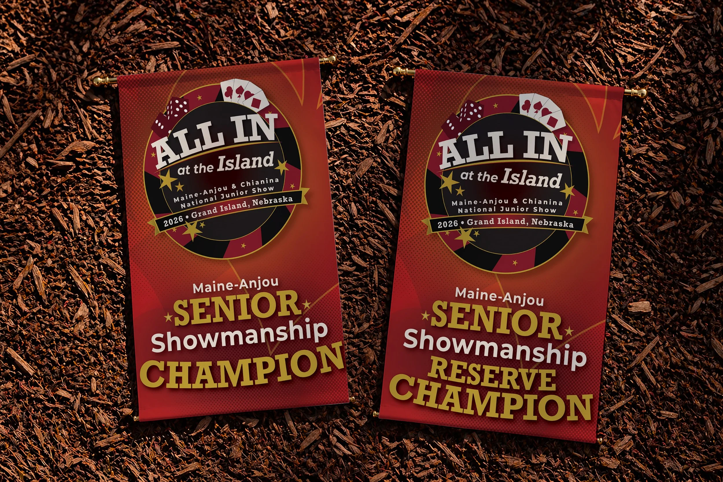 livestock show champion banner design