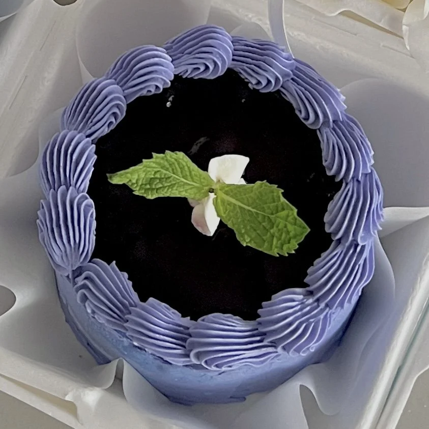 Korean Lunchbox Cake - Blueberry