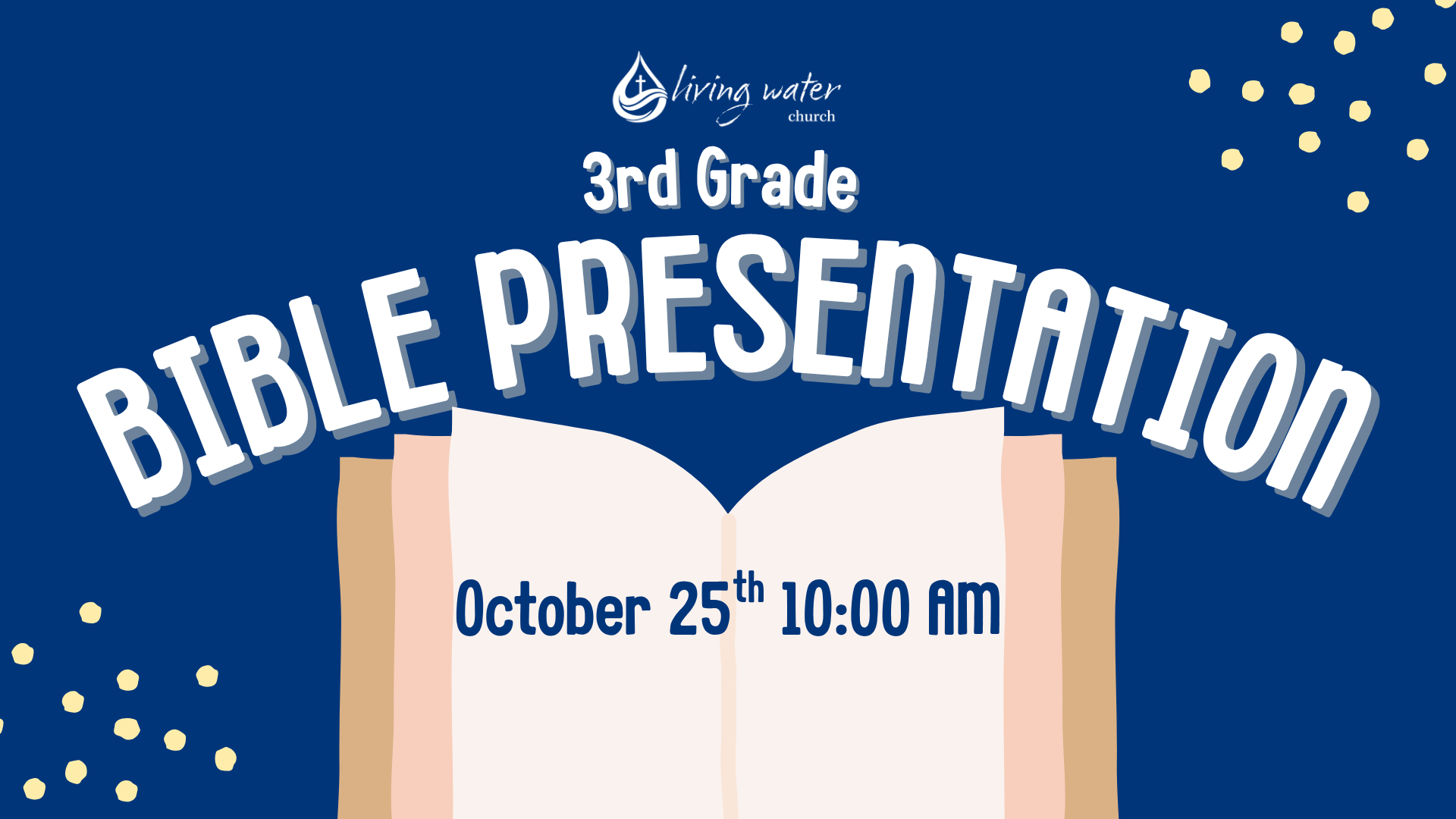 3rd Grade Bible Presentation