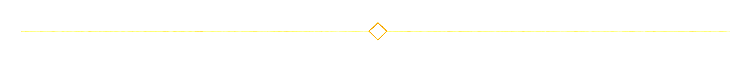 Blank white background with orange decorative lines and diamond shape at the center