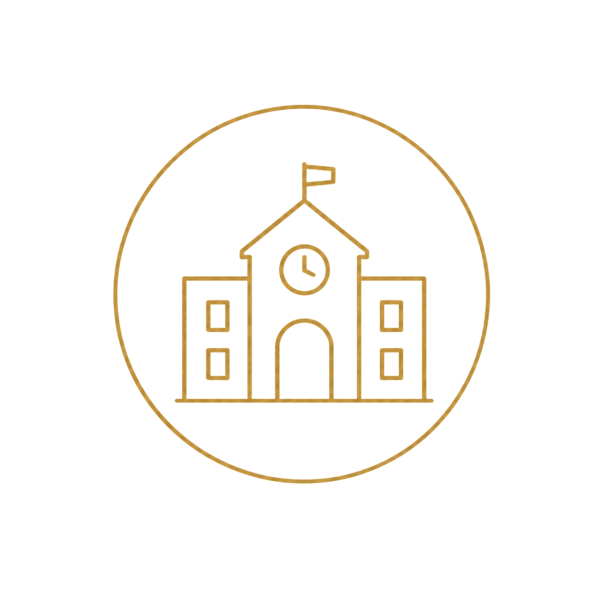 School building icon