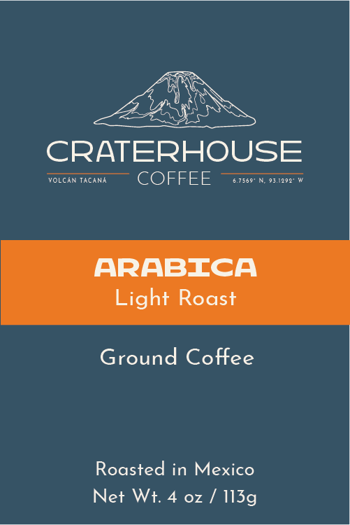CraterHouseStickerFront_Arabica_LightRoast_Ground Coffee.png