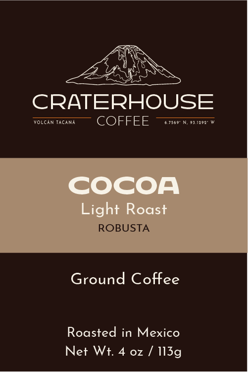 CraterHouseStickerFront_Cocoa_Robusta_LightRoast_GroundCoffee.png