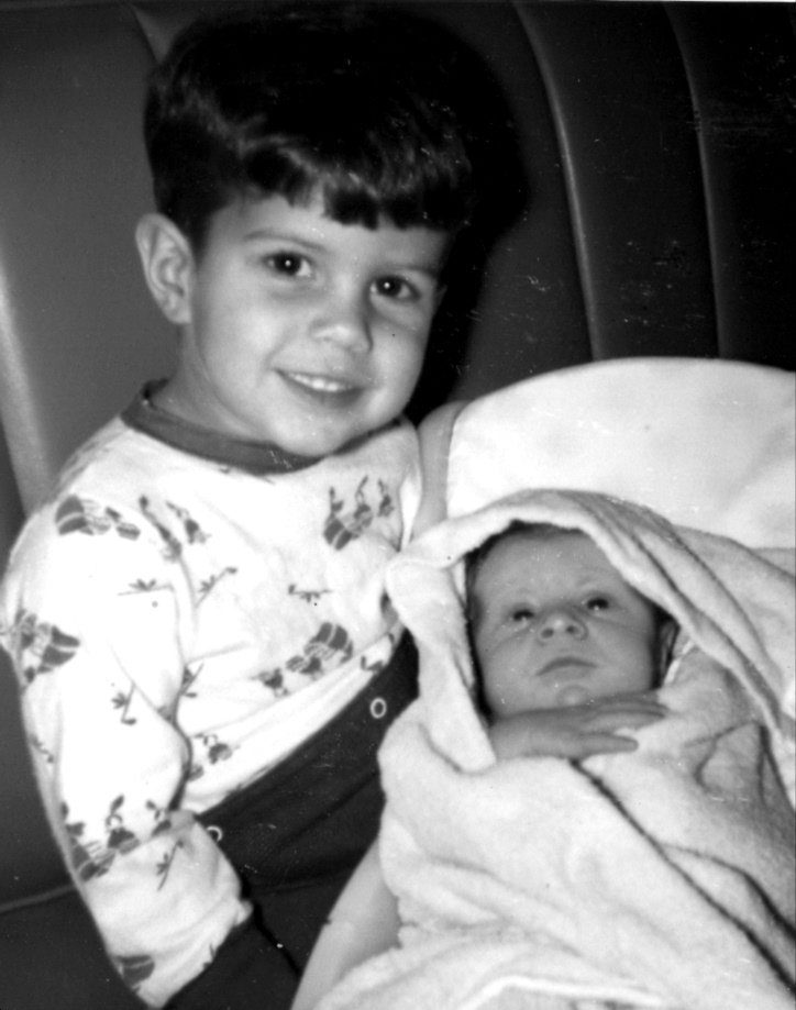 October 1970: My earliest memory is of the first time I saw my baby brother, Jimmy.