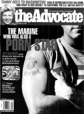 Cover of the February 16, 1999 issue of The Advocate, containing the story exposing my porn past. (Photograph property of Liberation Publications, Inc. Media / The Advocate. Used with permission.)