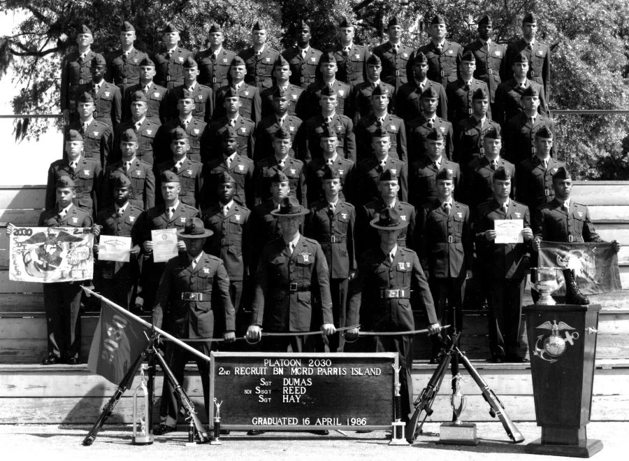 Going directly from Bob Jones University to Marine Corps boot camp at Parris Island, South Carolina, was a culture shock, but the discipline I had learned during my years at Bob Jones enabled me to excel in the Marines.