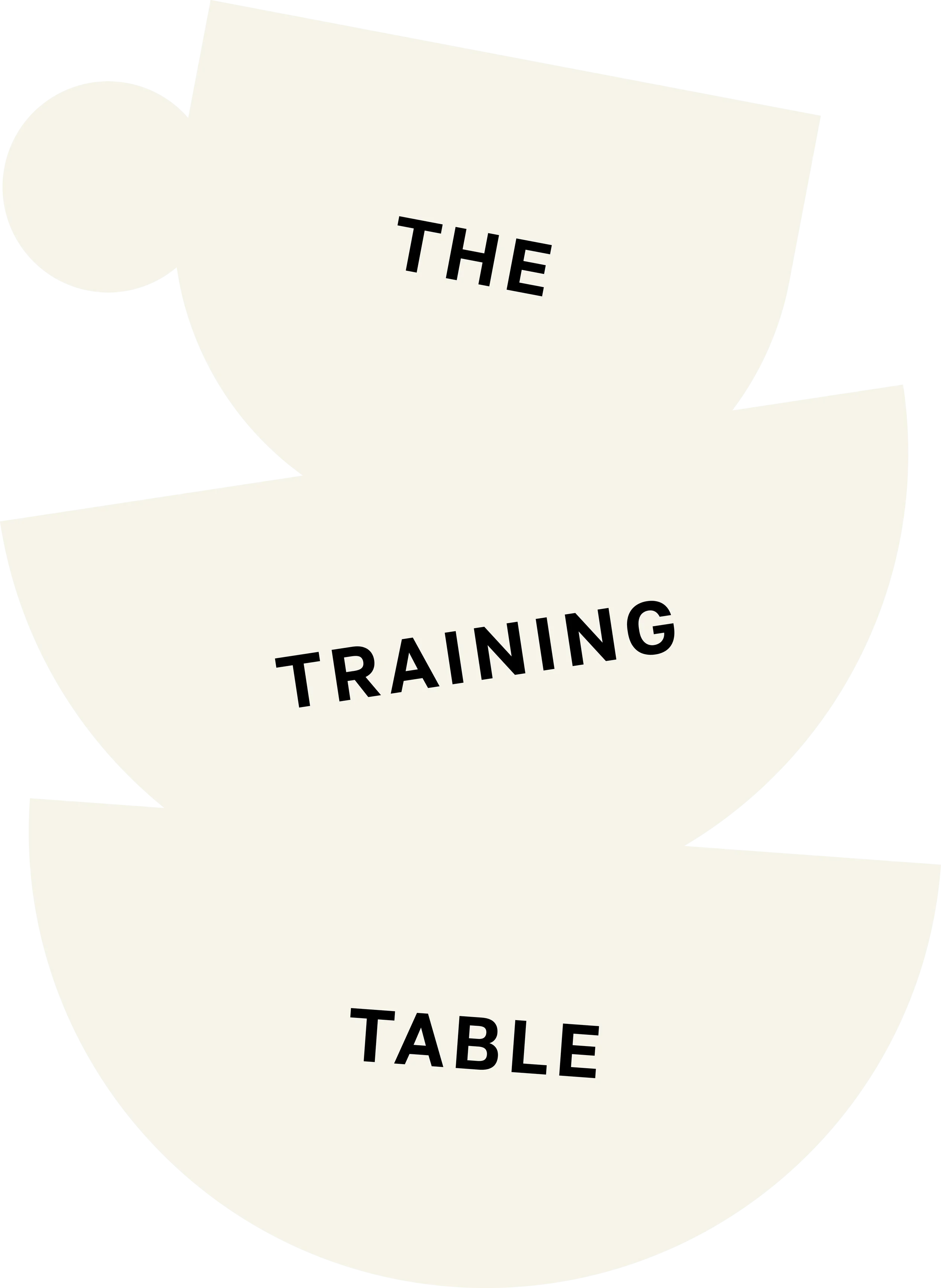 The Training Table (stacked cups and bowls)