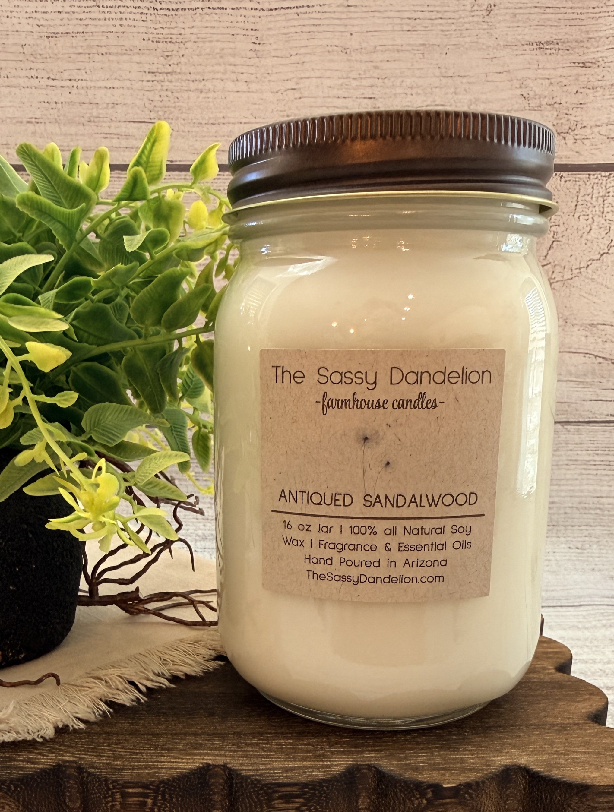 Antiqued Sandalwood (Click for Description)
