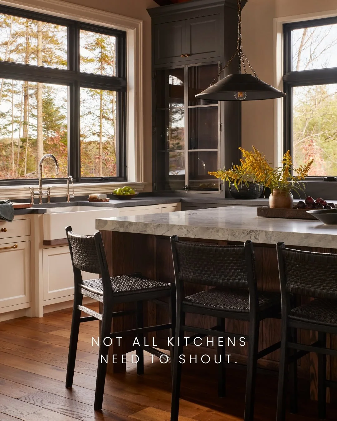 Settle in&hellip;
&bull;
&bull;
&bull;
#TimelessInteriors
#EuropeanCottageStyle
#QuietLuxury
#KitchenInspiration