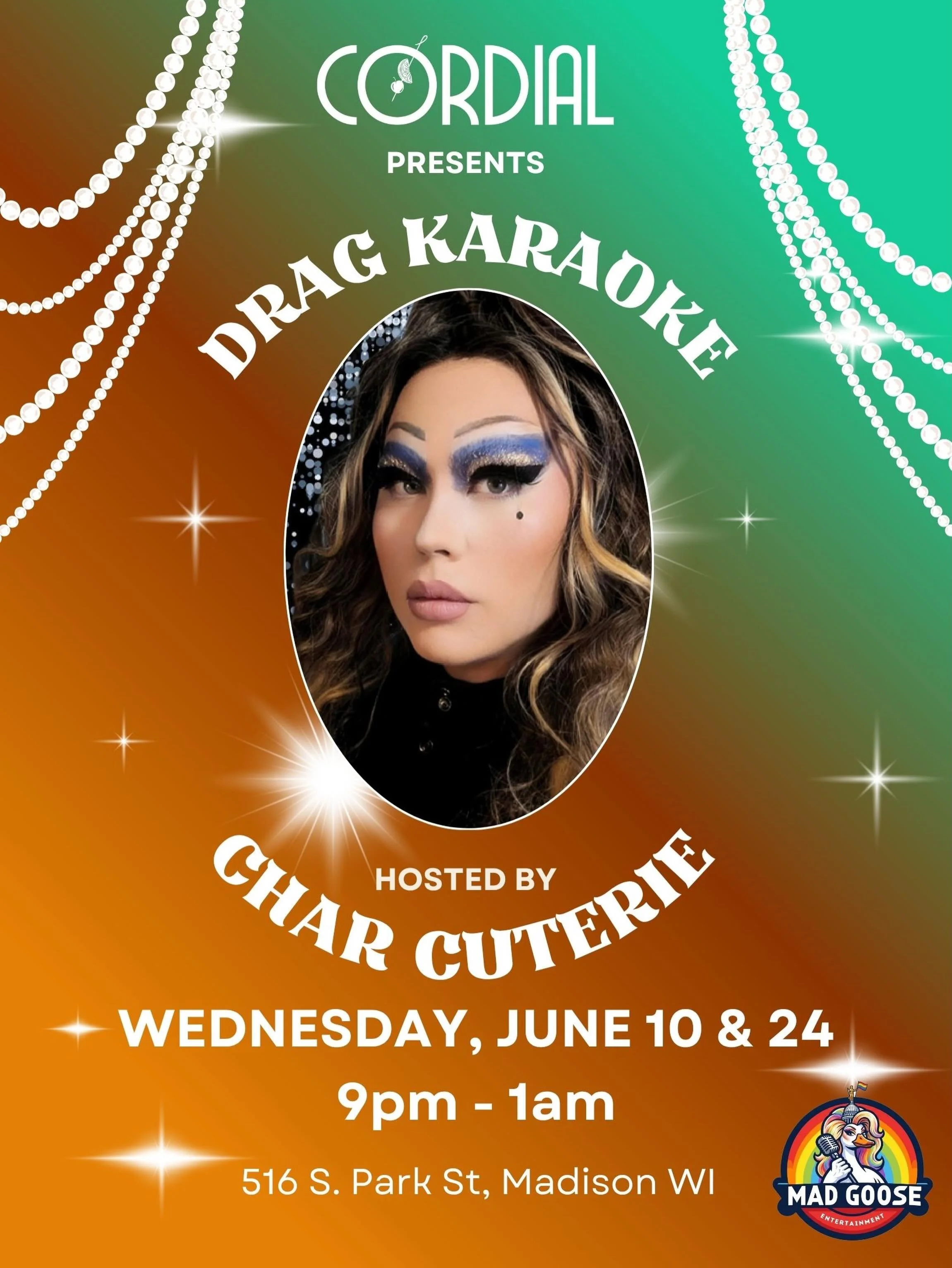 Karaoke is BACK on WEDNEADAYS at Cordial starting June 10! Hosted by the incredible queen @ccuterie, come sing your heart out with a cool cocktail in hand.

See you next week!