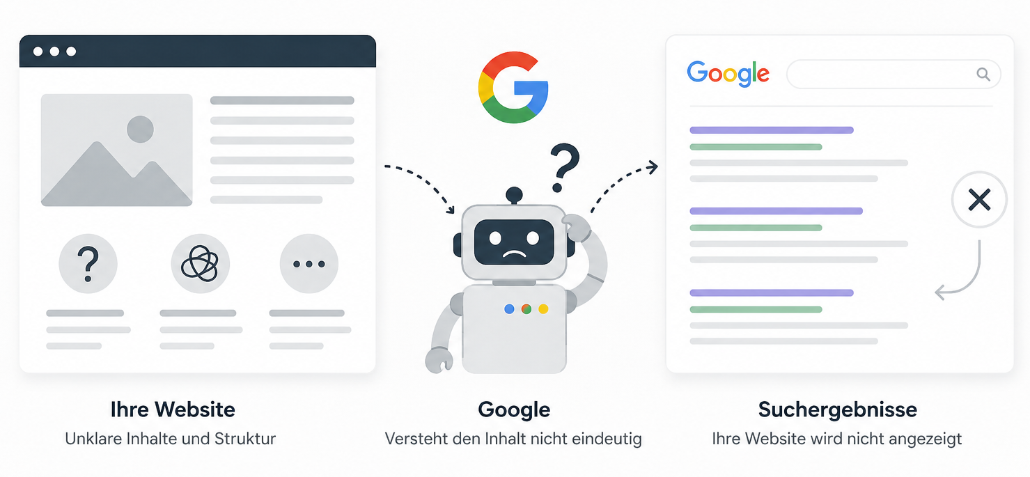 Google versteht Ihre Website nicht richtig