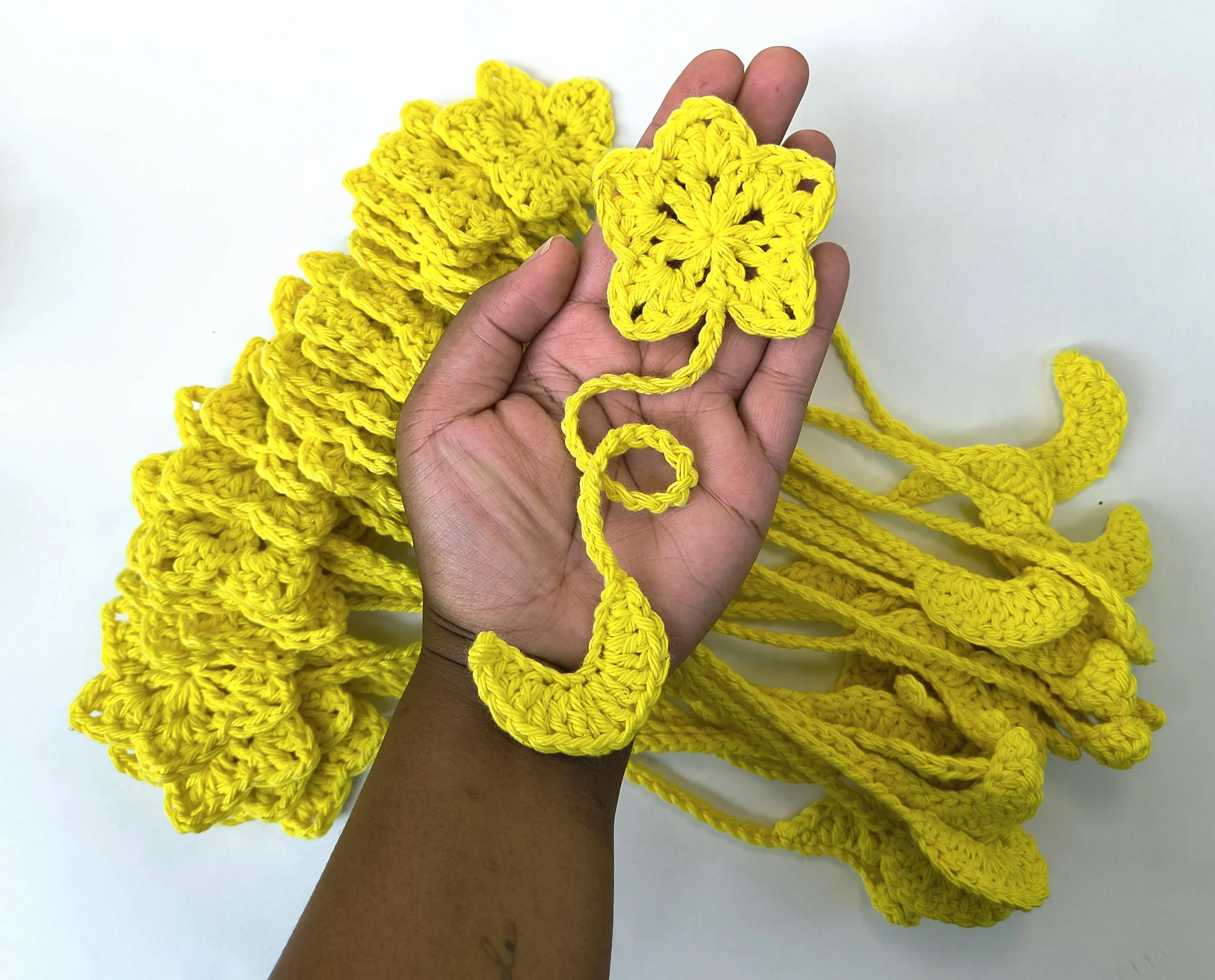 Star & Moon Handmade Crochet Bookmark