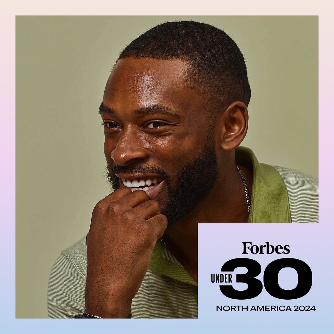 Brandon Smithwrick in Forbes 30 Under 30 North America 2024 announcement.