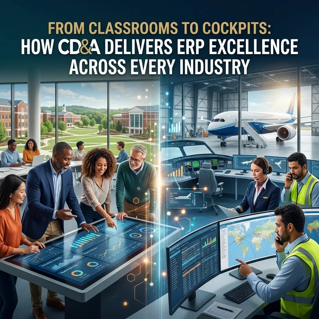From Classrooms to Cockpits: How CD&amp;A Delivers ERP Excellence Across Every Industry
