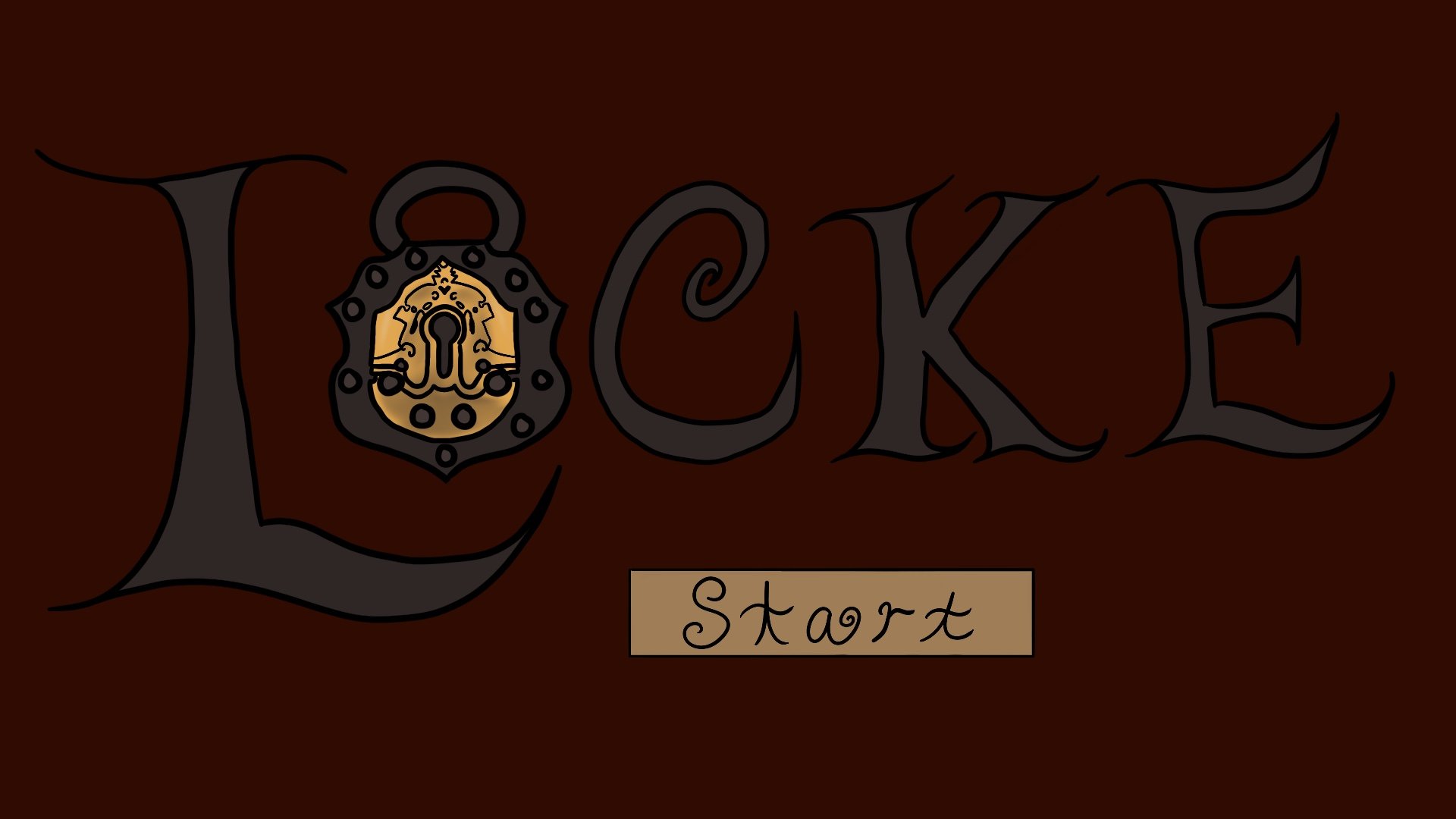 This piece was a start screen that I made, in Procreate, for a video game school project. The game is centered around an escape room theme, with each level having a different eerie horror concept, as well as characters. I wanted the start screen to r